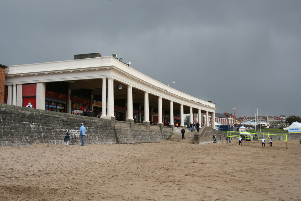 Barry Island promenade and arcades featured in Gavin and Stacey