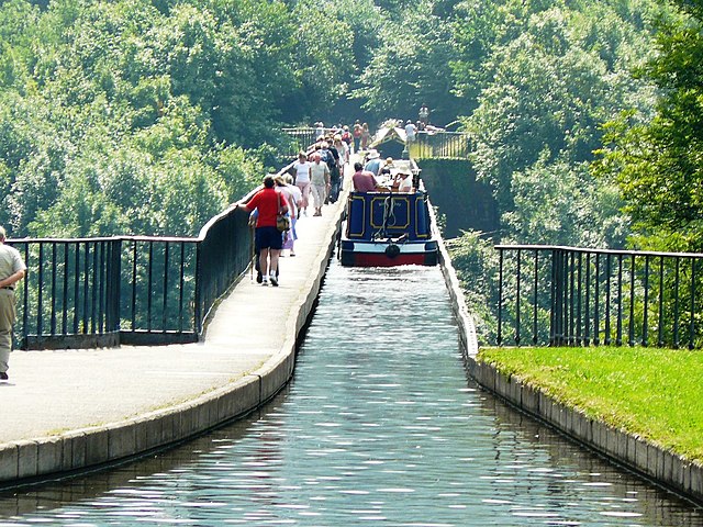 Pontcysyllte Aqueduct over the Dee Valley