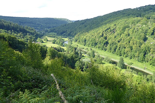 Scenic view of the Wye Valley
